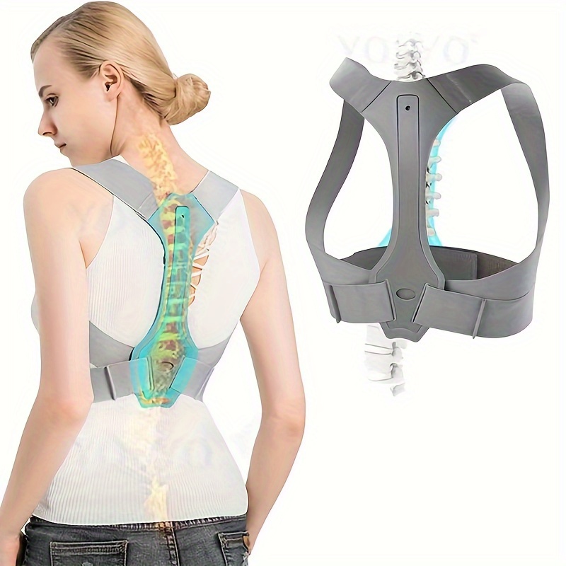  Ezata Seamless Posture Corrector, Back Brace Posture Corrector  for Women and Men, Back Straightener Posture Corrector, Correct Scoliosis  and Hunchback, Relief Back Pain, Adjustable (Beige, Small) : Health &  Household