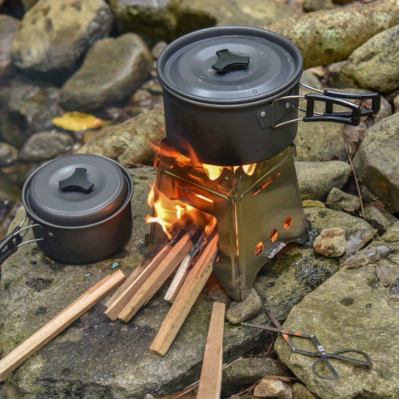 Estufa de camping, mini estufa de alcohol para camping, estufa portátil de  campamento, estufas de campamento para camping, mini estufa de alcohol para