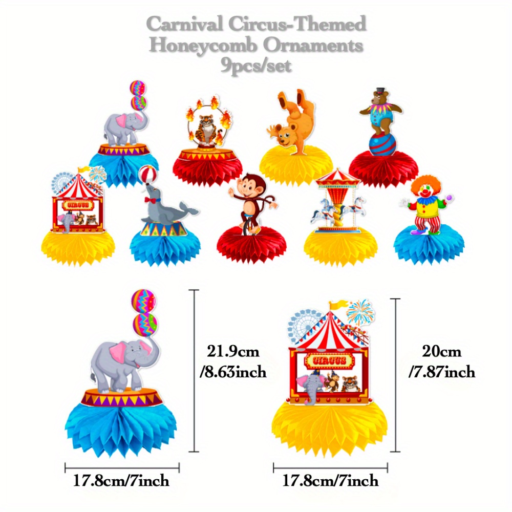  Decoraciones de fiesta temática de carnaval, suministros de  fiesta de cumpleaños de carnaval, decoraciones de fiesta de circo,  decoraciones de carnaval para eventos, decoraciones de carnaval de circo  para fiestas de