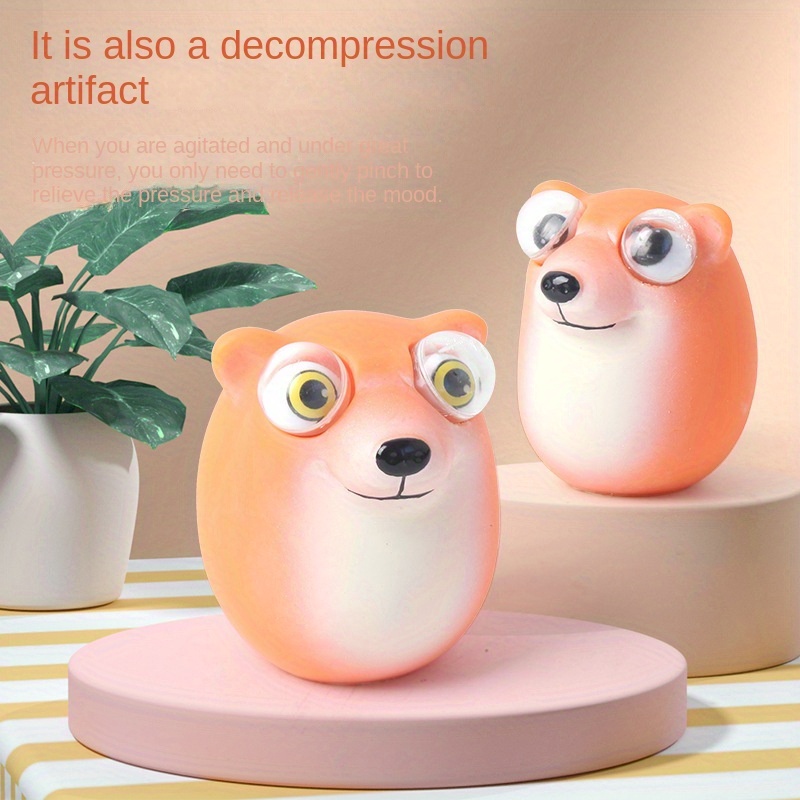 Vegetable Dog Decompressing Toys, Exploding Eyes, Squeezing Creativity,  Strange Pinch Toys - Temu