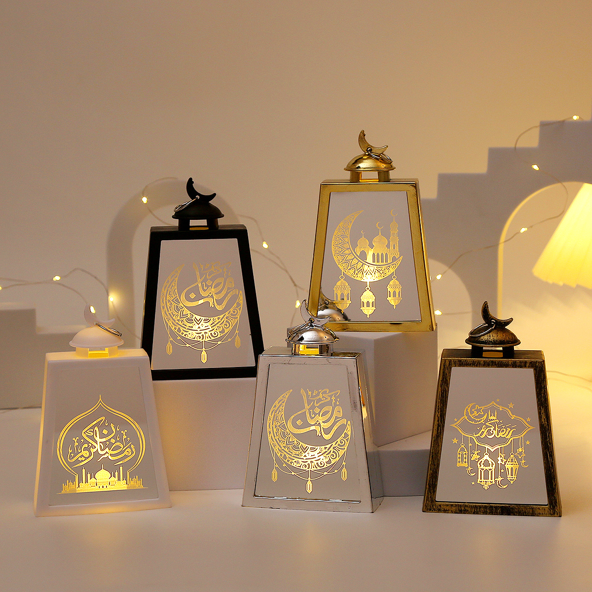 3D LED Lampe Led Acrylique Led Lumière Ramadan Eid Mubarak