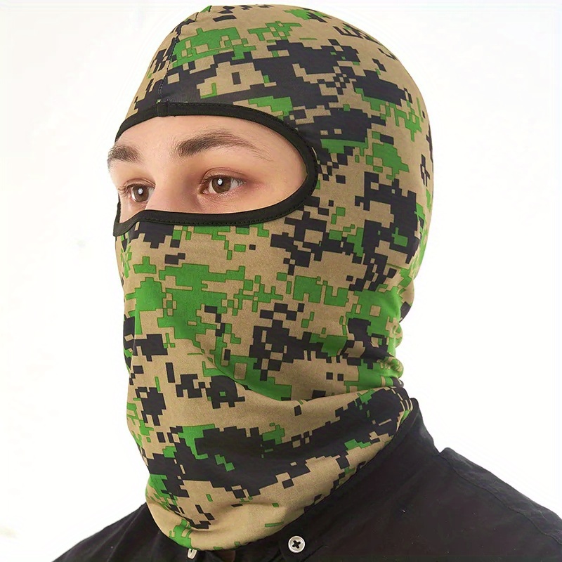 Cagoule militaire tactique de chasse, Camouflage, écharpe complète