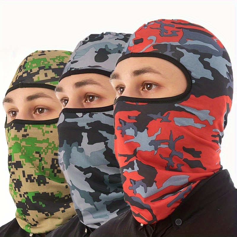 Cagoule Militaire Tactique De Camouflage, Masque Complet, Bandanas
