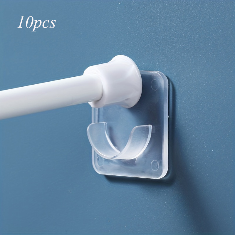5pcs Strong And Sticky Round Metal Wall Hooks Punch Free And - Temu