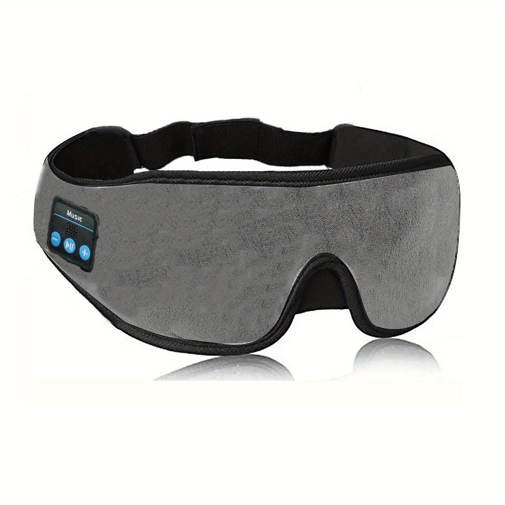 Women Men Music 3D Sleeping Eye Mask Blackout with Bluetooth Headphones Speakers