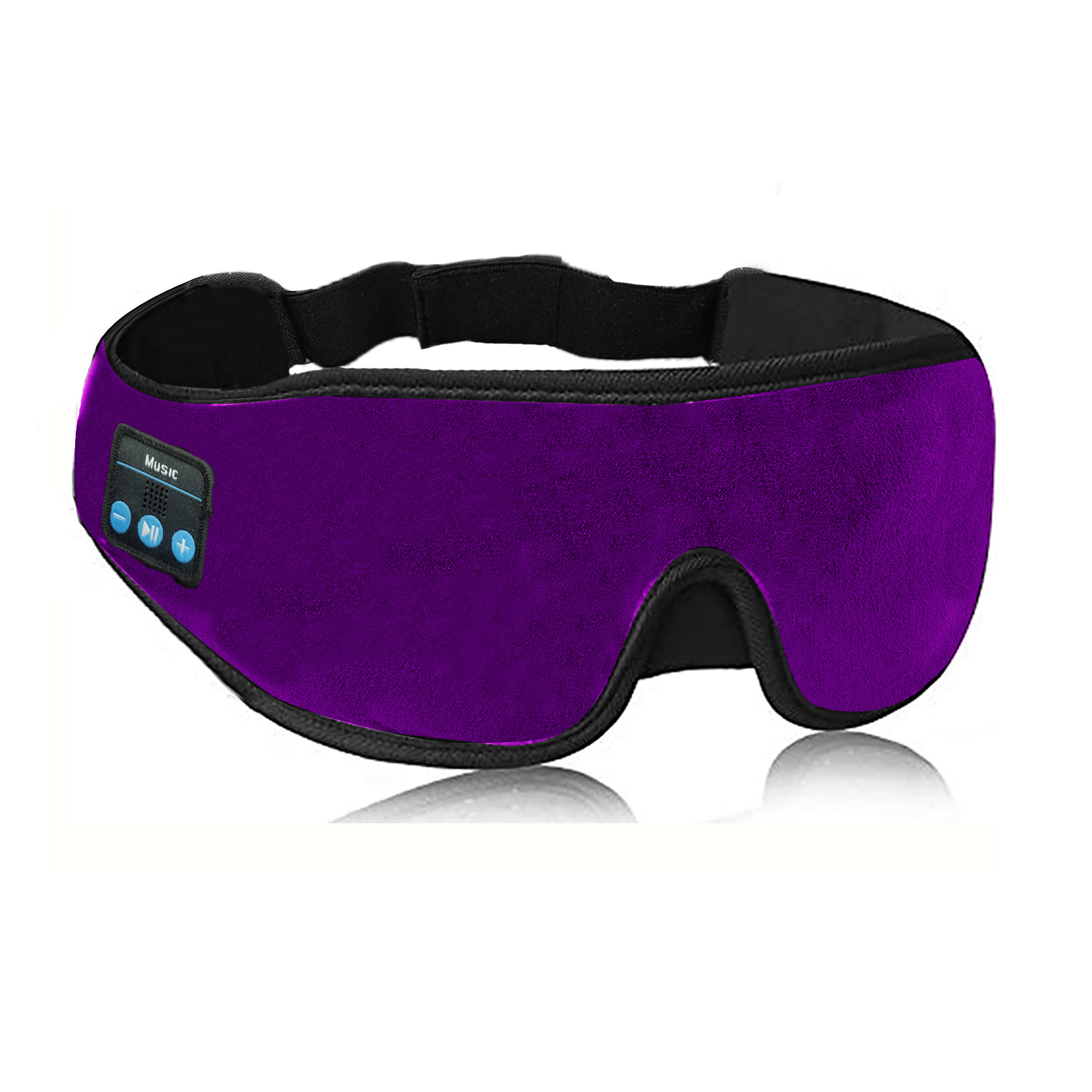 Women Men Music 3D Sleeping Eye Mask Blackout with Bluetooth Headphones Speakers