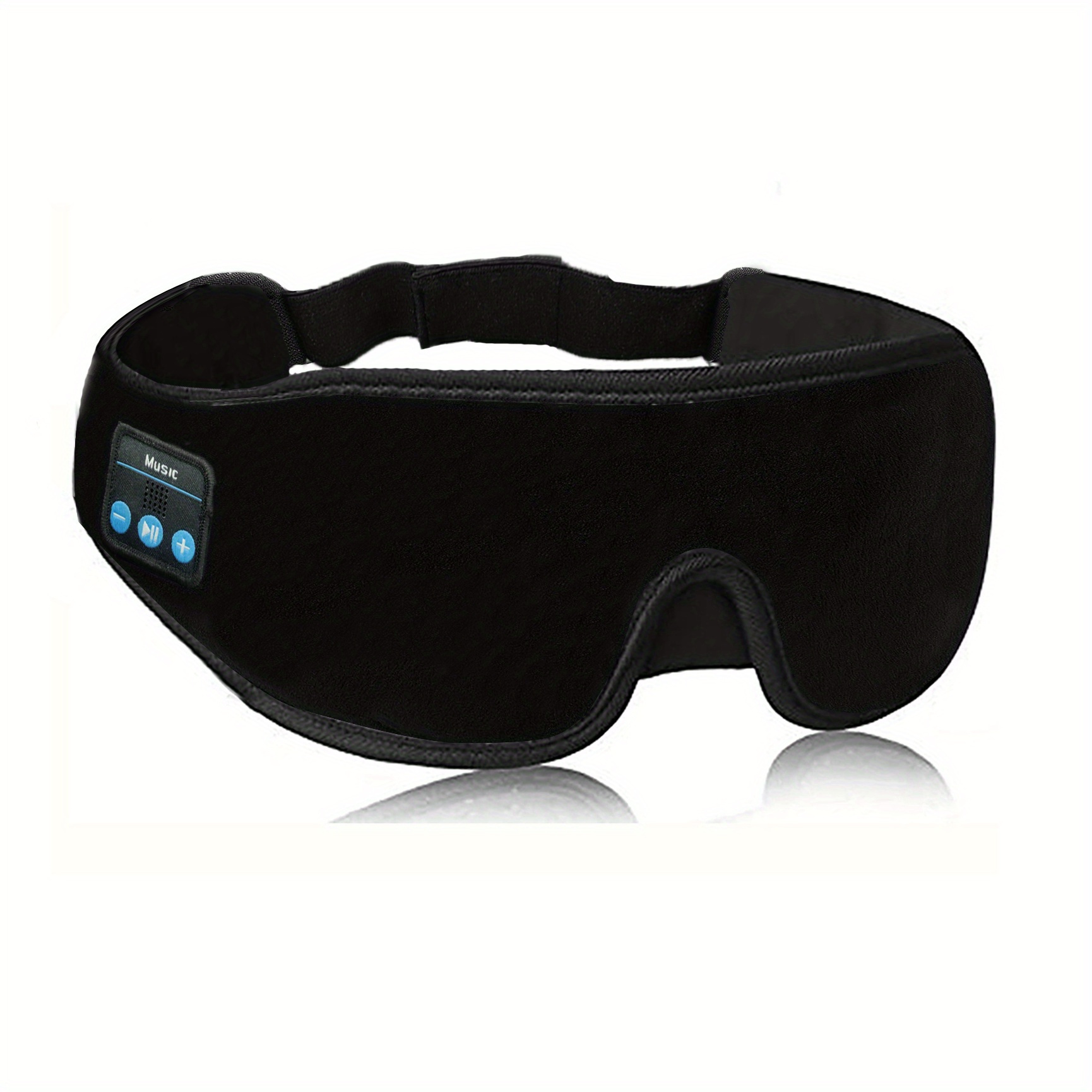 Women Men Music 3D Sleeping Eye Mask Blackout with Bluetooth Headphones Speakers