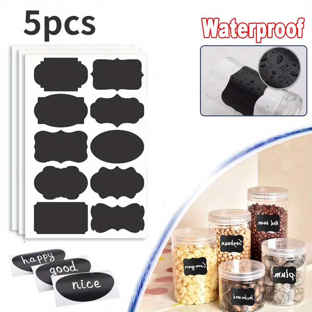 144PCS Laundry Room Labels, Organization Stickers for Glass Jars, Spray  Bottles, Containers