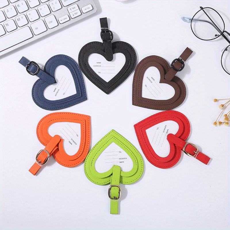 Heart Luggage Tag - Temu