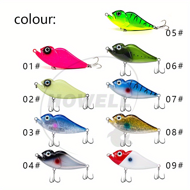 10 Mini Crank Baits Lures Plastic Imitation Hard Fish - Temu