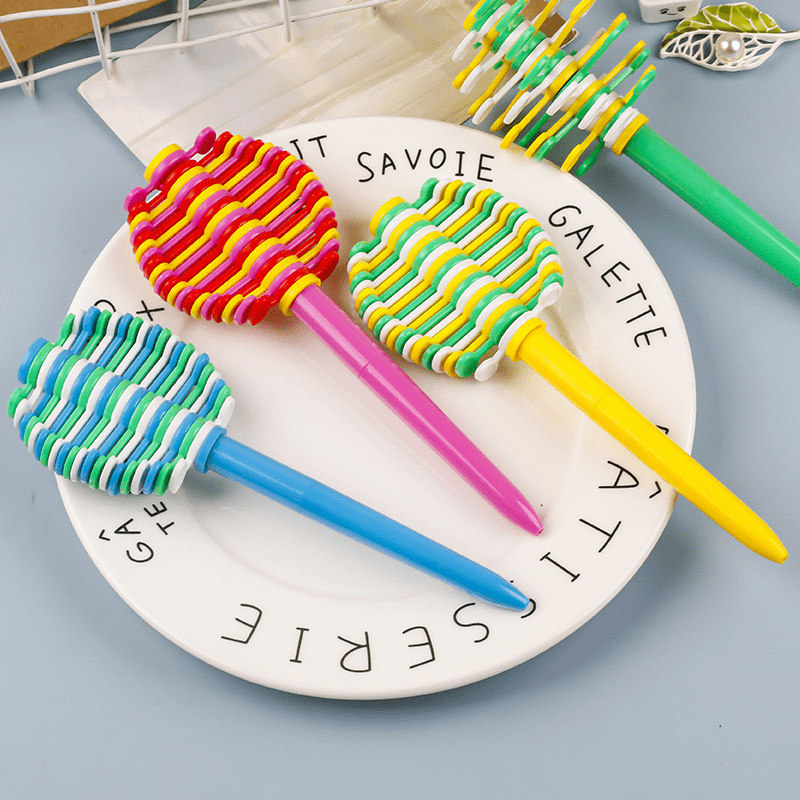 4pcs Spinner Toy Adult Kids Antistress Spinning Pen Plastic Spiner Pen  Stress Reliever Anti-slip Hand Spinner Stress Toy