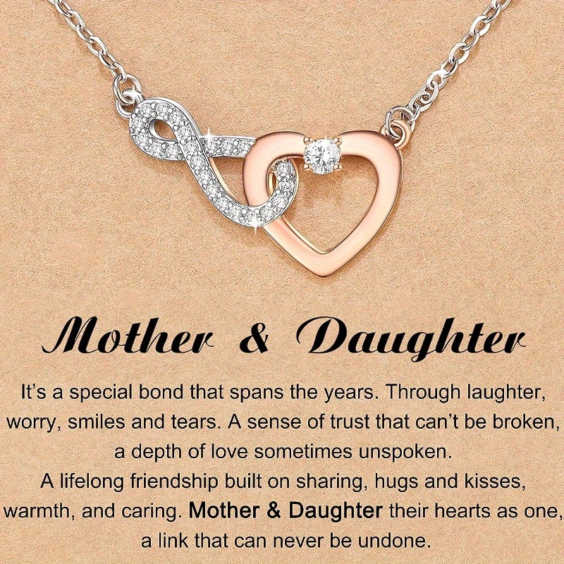 Mother And Daughter Necklace - Temu