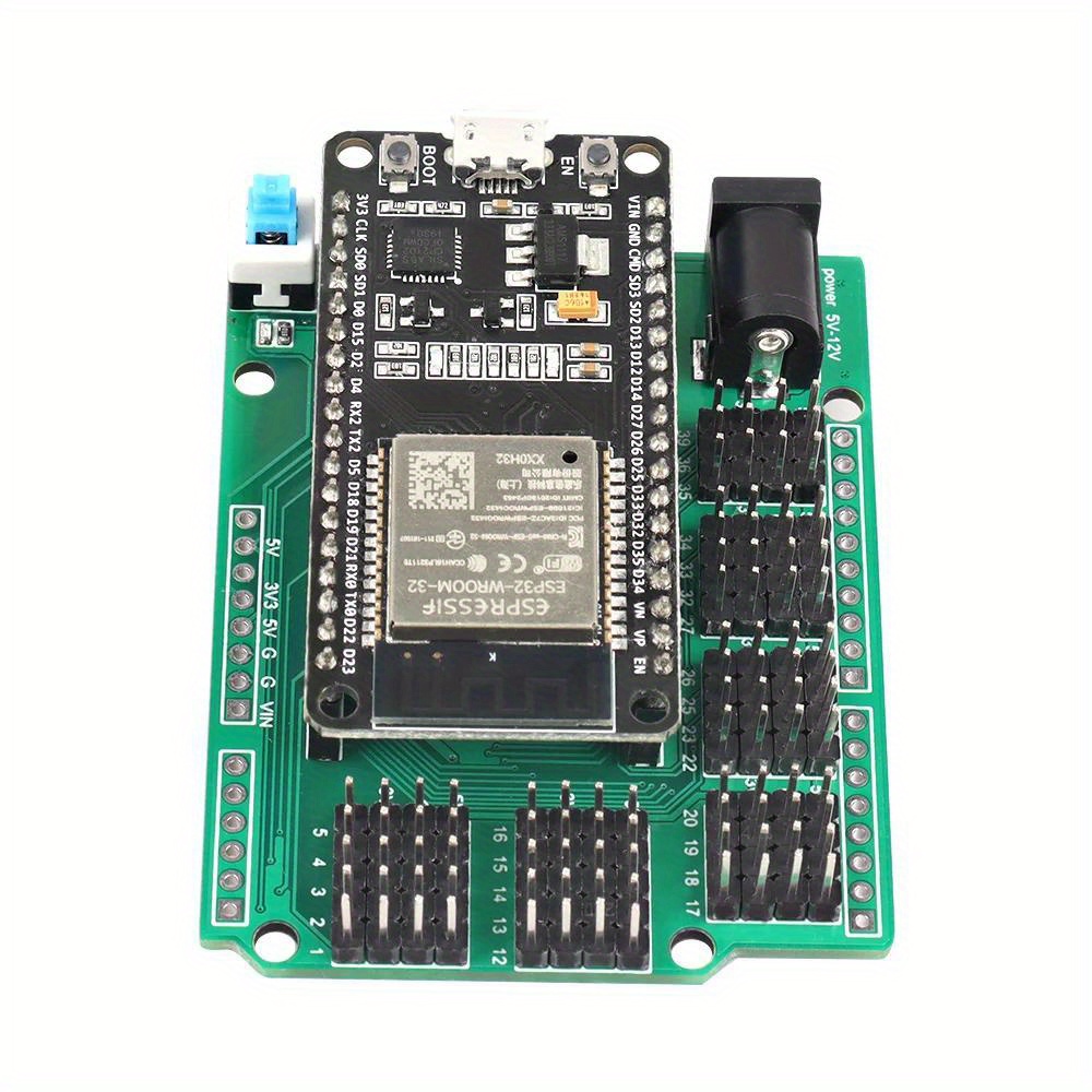 ESP32-V1 Shield For ESP32 Wroom Circuit Board, DIY Electronic Kit Projects  Devkit Exactly Match 36 Pins ESP-32