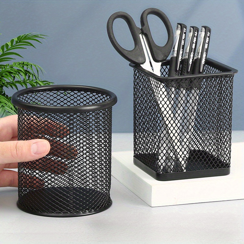1pc Clear Acrylic 3-grid Pen Holder, Simple And Stylish Multifunctional  Storage Box For Office And Student's Desk