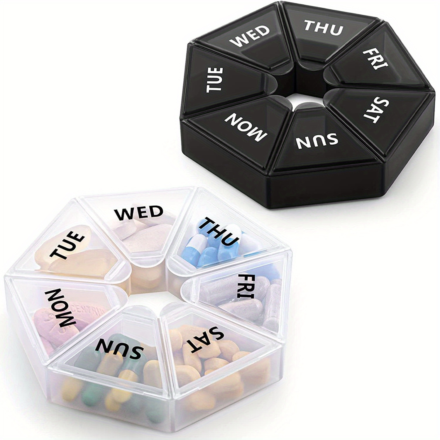 Smart Pill Dispenser Medicine Pill Box Organizer For 7 Days Storage  Organizer Container For Pills