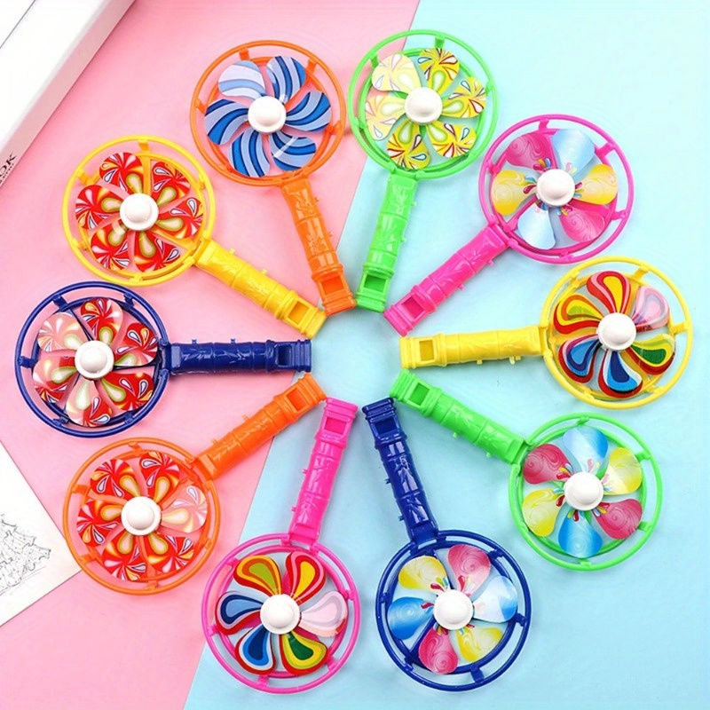 

30pcs Candy-colored Toys Bundle Set, Kids Party Favors, Windmill And Whistle Toy
