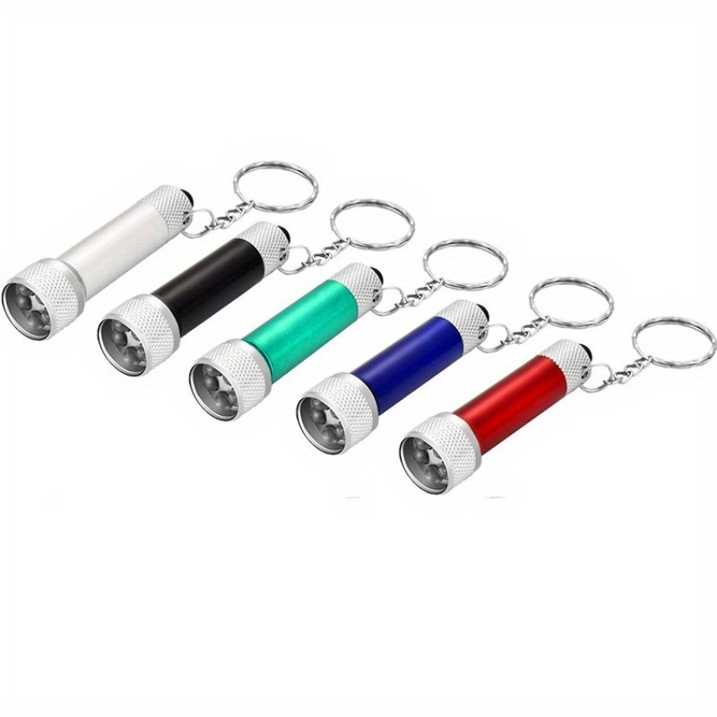 Uniclife 5 Pack LED Keychain Flashlight Mini LED Keychain Light 12 Lumen  Portable Ultra Bright Battery Powered Key Ring Torch for Outdoor Camping