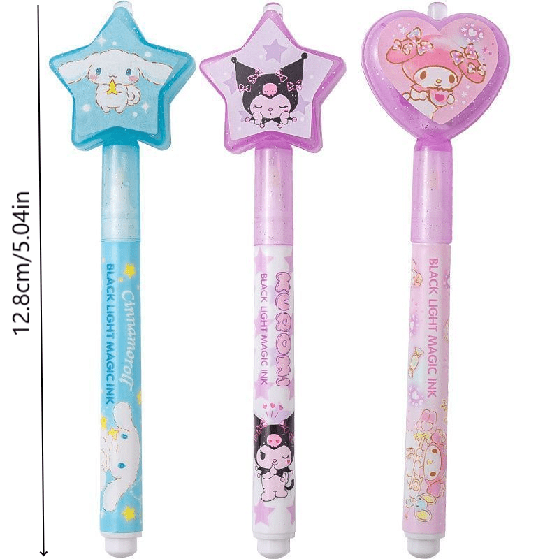 Hellokitty Cinnamoroll Kuromi Melody Invisible Ink Pen Spy - Temu United  Arab Emirates