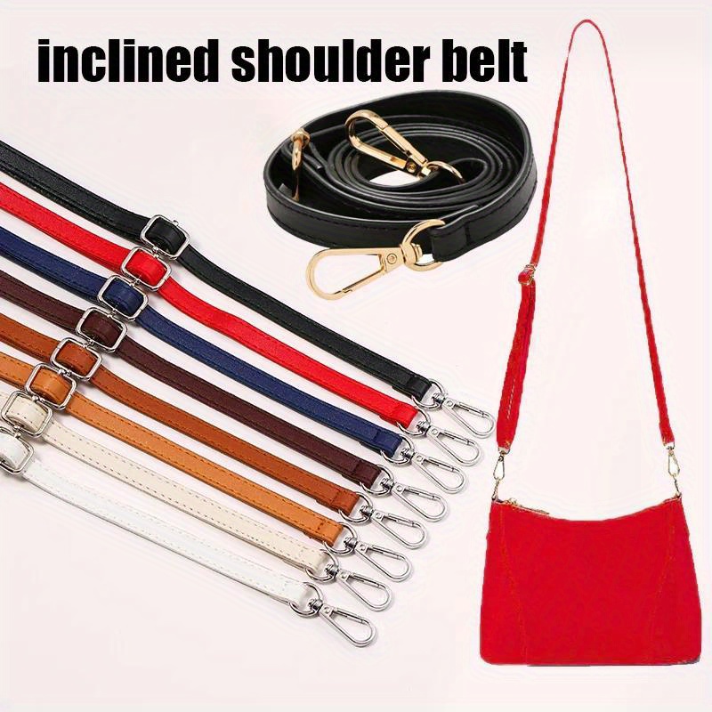 Adjustable Leather Crossbody Shoulder Bag Strap Handbag Belt Replacement  Thin