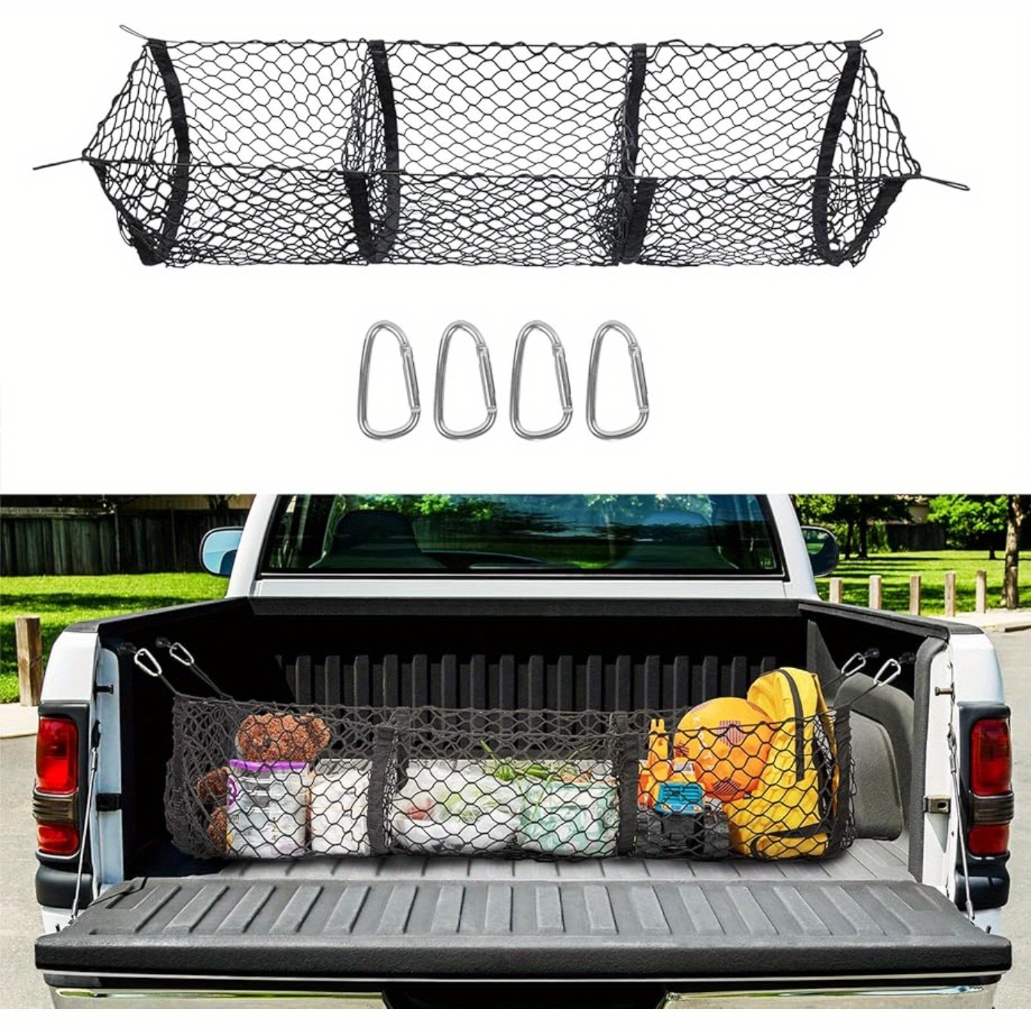 Hinter Kofferraum Bett Umschlag Stil Organizer Cargo Netz für Ford Ranger