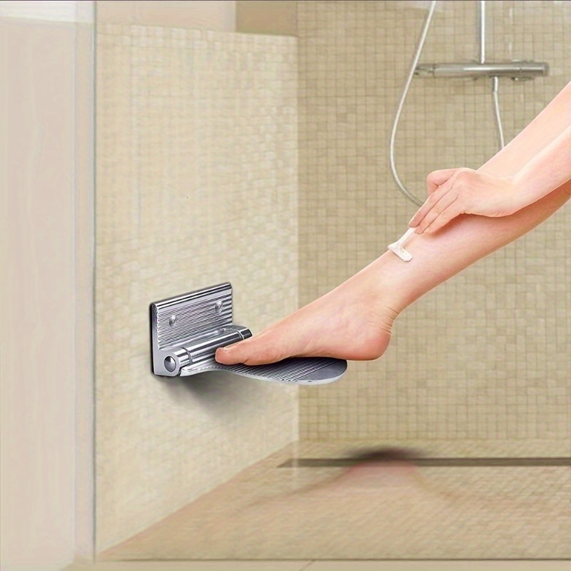 Mars Wellness Suction Mount Shower Foot Rest - Shaving Legs Time Saving Shower Step - Easy Install - Non Slip