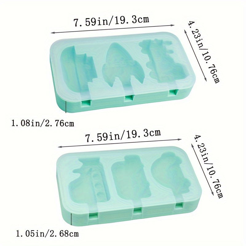 1/50pcs/set Stampi Per Ghiaccioli, Stampi Per Gelato, Stampi Fai-da-te In  Plastica Per Cubetti Di Ghiaccio, Carini Strumenti Per La Decorazione Di Art