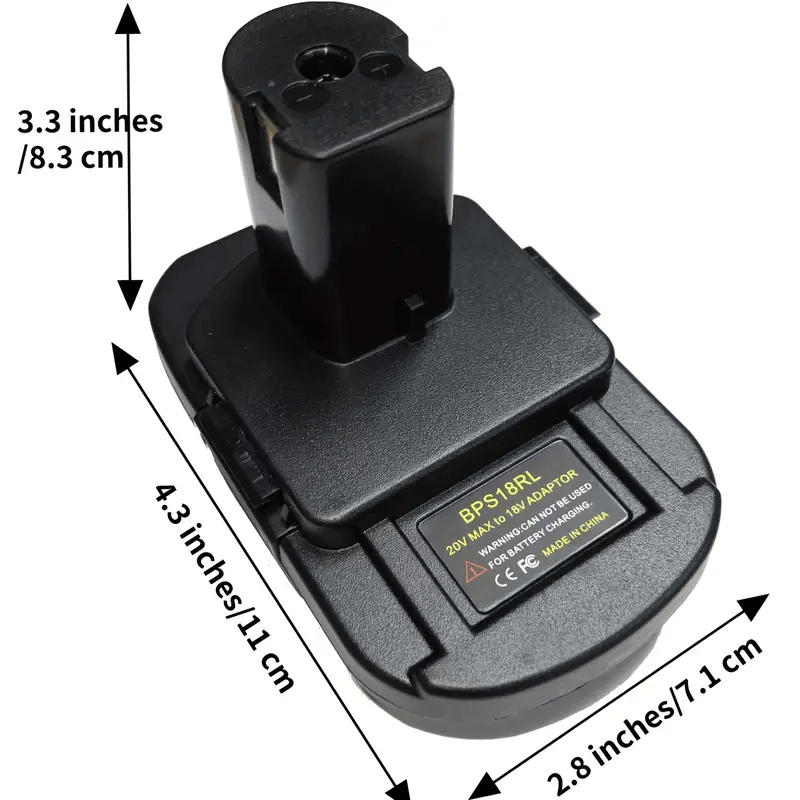 1pc Adaptador Batería Mil18dl Convertir Batería Milwaukee M - Temu