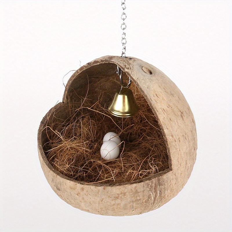 Coconut Shell Hanging Birds Nest » Green Space Holdings