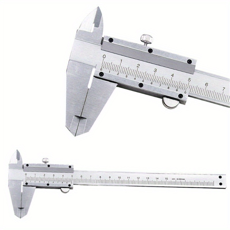 0-150mm Calibre métrique Cadran Vernier Pied à coulisse Antichoc Vernier  Pied à coulisse 0,02 mm 