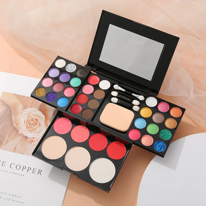 Multicolor Eyeshadow Makeup Palette Powder Blush And - Temu