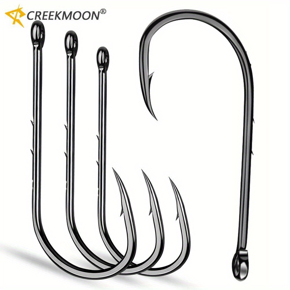 Offset Hooks For Live Bait High Carbon Steel Hooks With - Temu