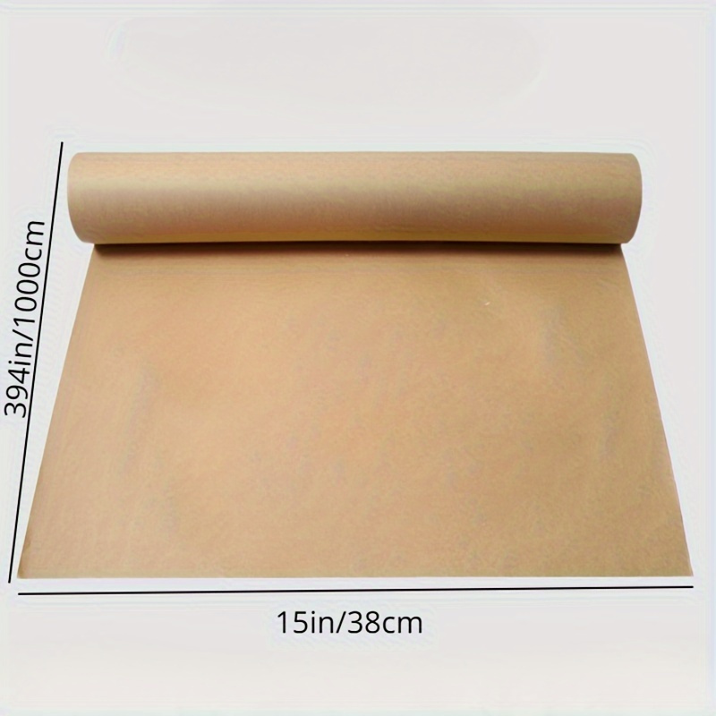 TEMU 38cm(15in)*500cm(197in)/1000cm(394in) Brown Paper Roll For Gift Wrapping, Crafts, Shipping, And Moving-394011960