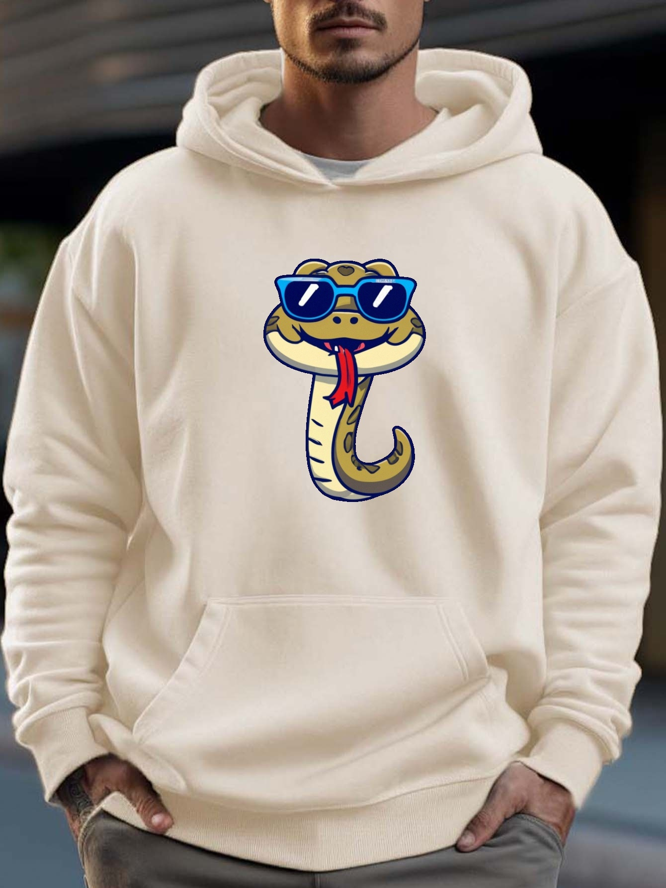 Snake on sale print hoodie