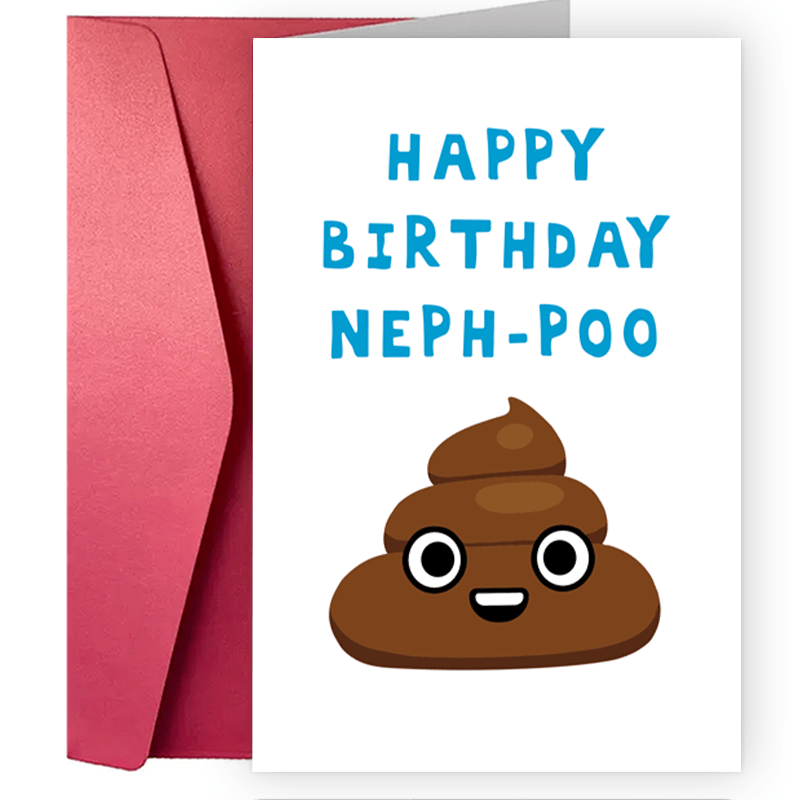 One Funny Creative Birthday Card Funny Nephew Birthday Card Temu New
