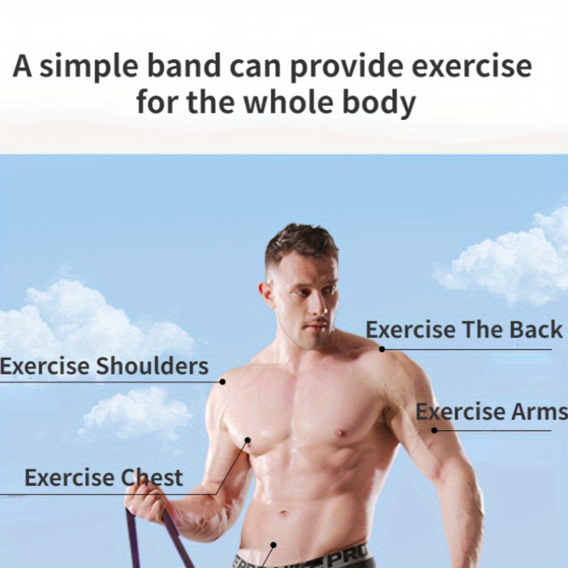 Solid TPE Elastic Resistance Band for Yoga Pull Up Assist
