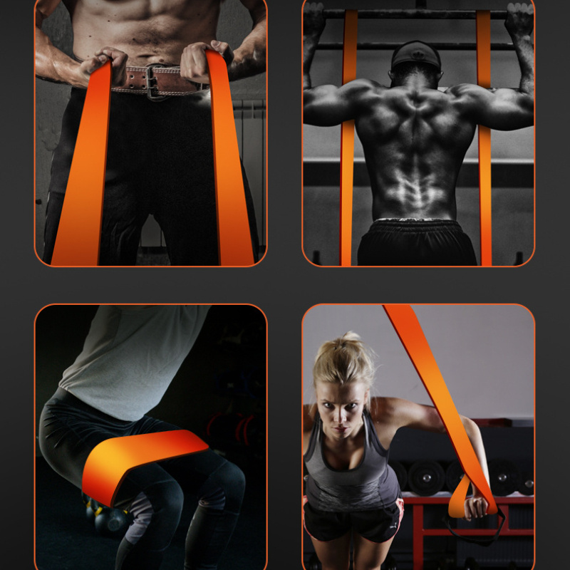 Solid TPE Elastic Resistance Band for Yoga Pull Up Assist