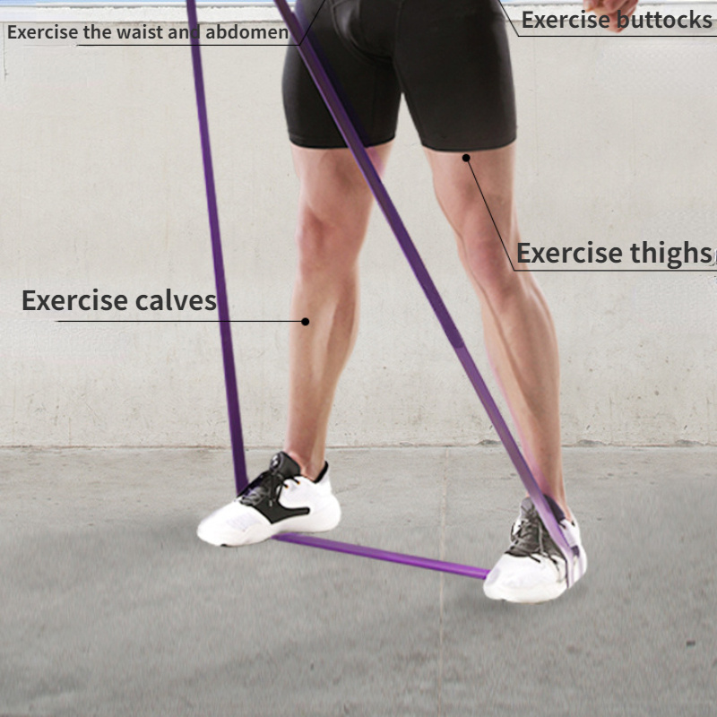 Solid TPE Elastic Resistance Band for Yoga Pull Up Assist