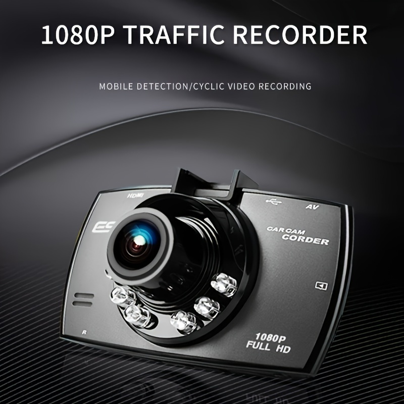 Full Hd 1080p Car Dvr Recorder With 140° Wide Angle View - Temu