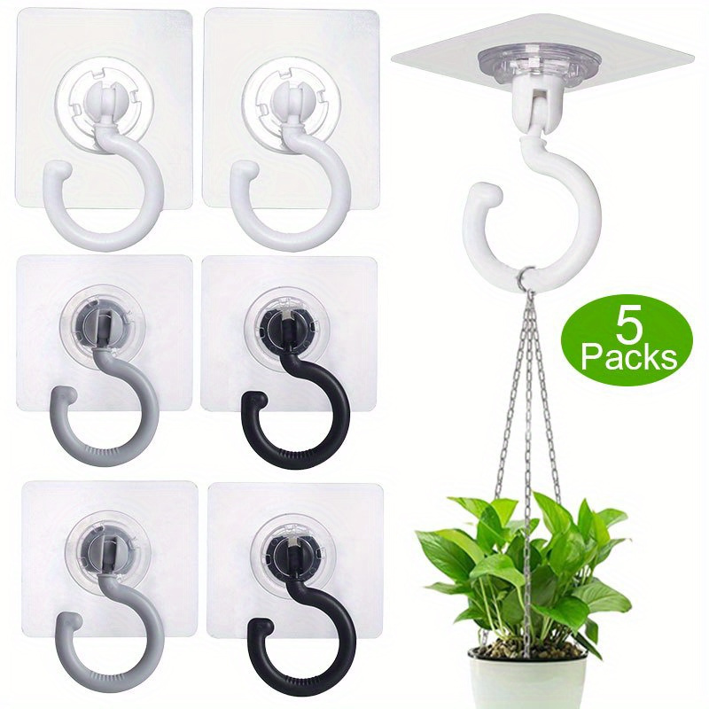 360 Degrees Rotated Hook Ceiling Decoration Hook Hanging - Temu