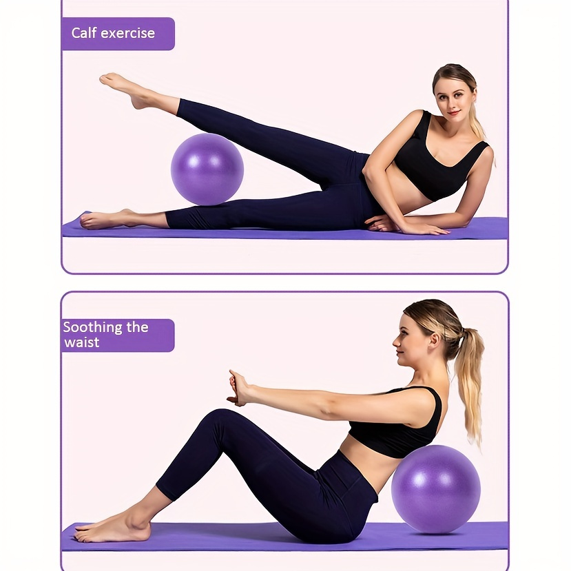 1set[4pcs] Yoga Fitness Workout Equipment Set, Pedal Resistance Band &  8-shaped Bodybuilding Expander & Exercise Balance Ball & Stretching Leg  Clamp