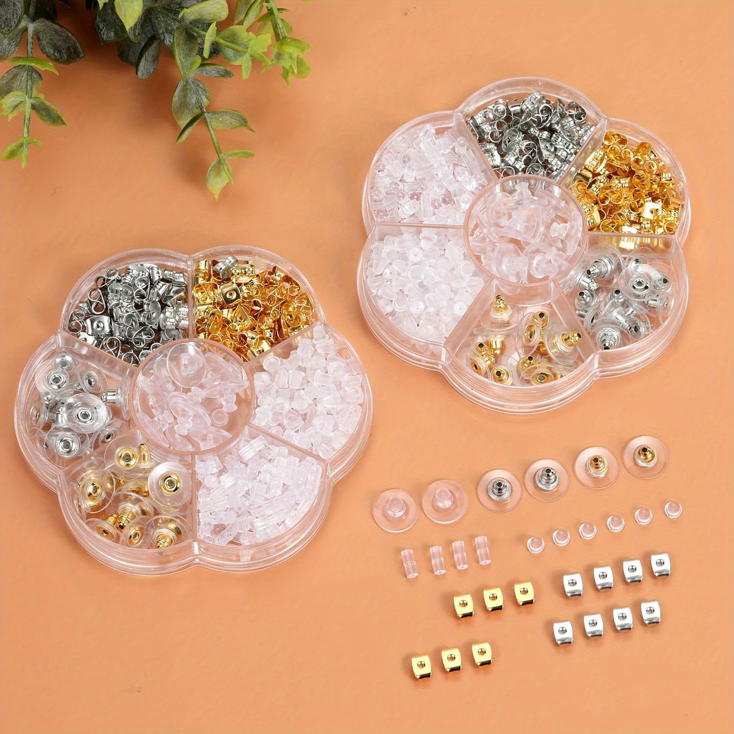 Nkwuire 4 Styles Silicone Earring Backs For Studs Clear - Temu