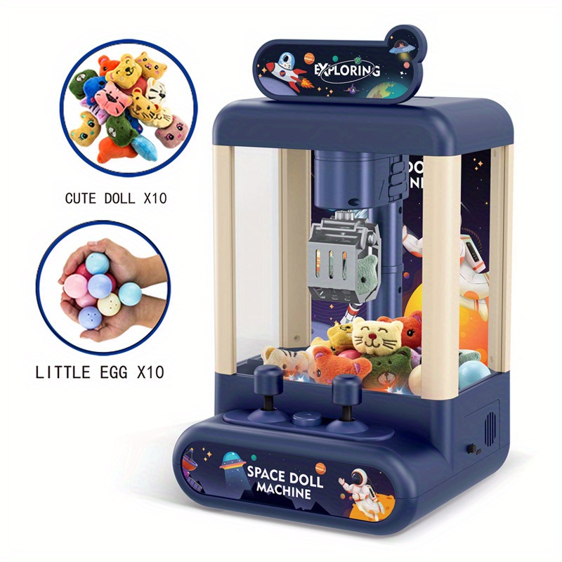 Claw Machines, Mini Crane Machine, Battery Automatic Coin Operated Game  With Music, Birthday Gift For Kids, Toy, Doll Machine, Toys For Kids  Christmas