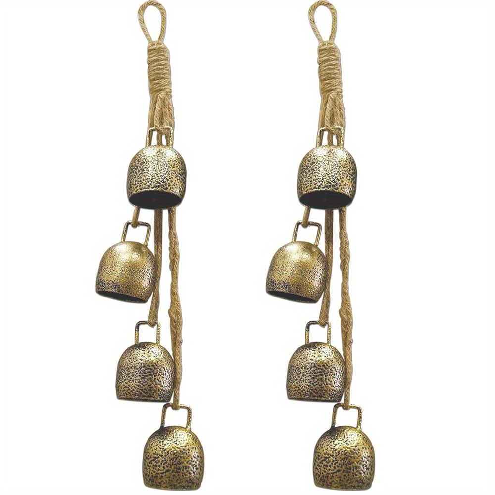 Metal Cow Bell Set Of 3 For Hanging And Decoration Of House And Office