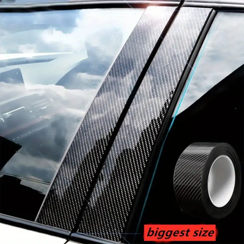 5d Carbon Fiber Autoaufkleber Paste Protector Strip Auto - Temu Germany