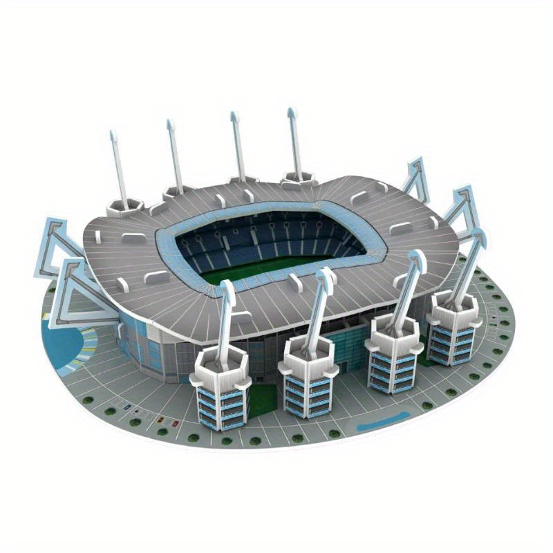 Real Madrid Bernabeu Santiago Football Stadium 3D Jigsaw Model Toys Cross  Border Decoration Gift Big Size SZ