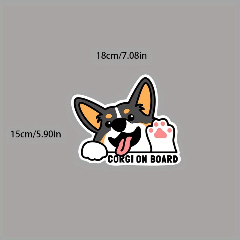 Corgi on hot sale board sticker