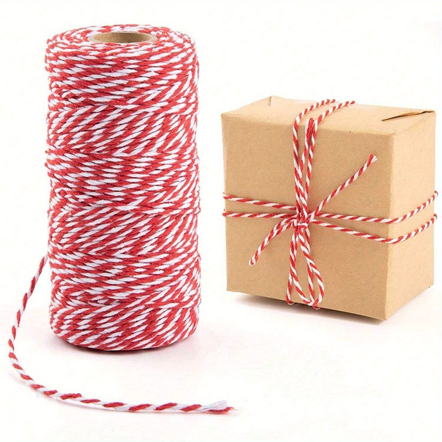 50m Macrame Jute Cords Twisted Hemp Twine Rope Gift Wrap Ribbon String  Wedding Christmas Party Supplies DIY Decoration Crafts