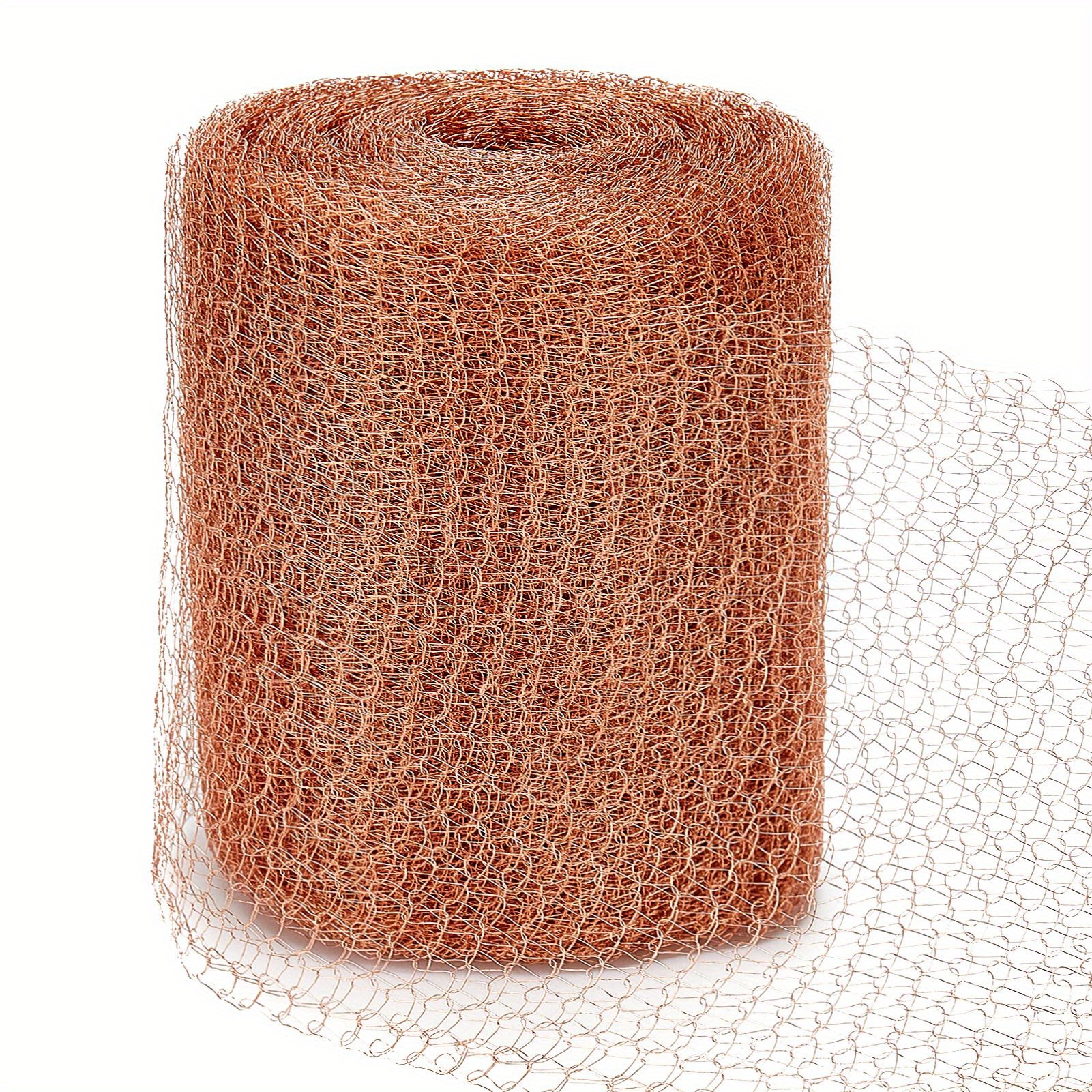 Maille tricotée de cuivre utilisée pour le nettoyage et la filtration
