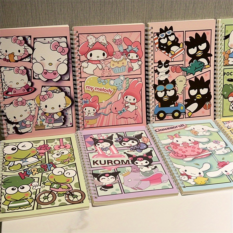 200 Sheets Sanrio Hello Kitty Memo Pad Anime Kuromi Cinnamoroll Notes  School Stationery Office Supplies Diy Notepad Diary