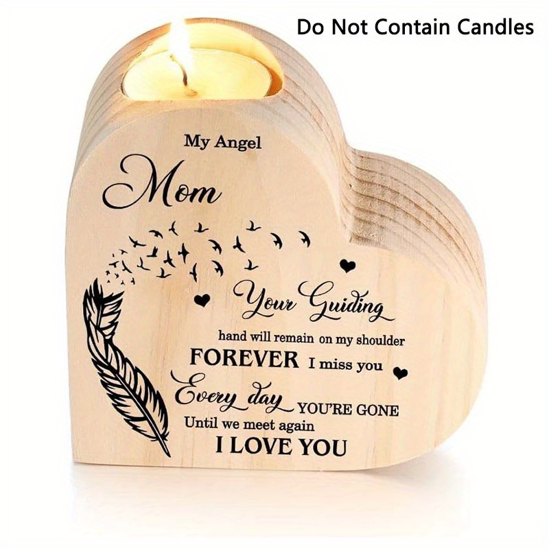 2pcs / Set Candele Profumate, Regalo Figlia Bonus Cuore Mamma ( Candele Non  Incluse), Regali Natale, Compleanno, Laurea Figlia, Anniversario, Festa  Mamma, Matrimonio, Regali Novità Figlia - Casa E Cucina - Temu Italy